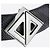 Bracciale Dior CD Diamant Canvas Nero in Pelle - vista 4