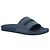 Infradito da piscina in gomma con logo 3D Balenciaga Blu
