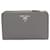 Prada Bi-fold Wallet in Gray Saffiano Leather Brown  ref.1554156