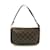 Bolsa Pochette Acessórios Louis Vuitton Marrom Lona Plástico  ref.1554187