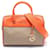 Michael Kors Jet Set Handbag Beige Orange Leather Cloth Plastic  ref.1554237