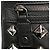Borsa a tracolla MCM Visetos Glam Studs Nero Argento - vista 6