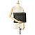 Borsa a tracolla MCM Visetos Glam Studs Nero Argento - vista 9