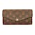 Louis Vuitton Monogram Portefeuille Sarah Wallet Brown Patent leather  ref.1554333