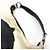 Borsa a spalla in tessuto bianco Prada - vista 9