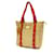 Borsa tote Louis Vuitton Antigua Cabas MM M40035 Rosso Beige  ref.1554456