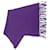 Louis Vuitton Purple Fringe Scarf  ref.1554583