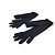 Gants longs en cachemire et soie noirs Prada - vue 2