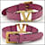 Bracciale charm V Logo Signature donna Valentino Garavani Pelle Metallo  ref.1554759