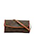 Bolsa de Ombro Pochette Twin PM Monograma Louis Vuitton Marrom Couro envernizado  ref.1554775