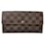 Portafoglio Sarah Damier Louis Vuitton Marrone  ref.1554830