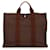 Hermès Hermes Air Line MM Handbag Tote Bag Brown Cloth  ref.1554947