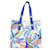 Sac fourre-tout en nylon et cuir bleu Emilio Pucci  ref.1555337