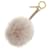 Fendi Fur Bag Charm Keychain Pink Green  ref.1555344