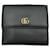 Portefeuille bi-fold Gucci GG Marmont Cuir Noir  ref.1555351