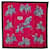 Hermès Hermes Carre 90 CARROUSLL Scarf Pink Multiple colors Silk  ref.1555365