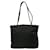 Prada Triangle Plate Tote Bag Black Nylon  ref.1555500