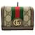 Portefeuille bi-fold Gucci GG Supreme marron Toile  ref.1555509