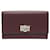 Fendi PEEKABOO 8M0308 Portefeuille Long en Cuir Bleu Bordeaux  ref.1555588