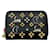 Christian Louboutin Panettone Studded Coin Purse Black Red Leather  ref.1555635