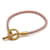 Hermès Bracelet de charme Hermes Grennan Cuir Rose  ref.1555797