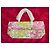 Borsa a mano Emilio Pucci in tessuto verde rosa blu - vista 2