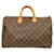 Sac à main Louis Vuitton Monogram Speedy 40 Cuir vernis Marron  ref.1556147