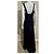 Vera Wang Schwarzes Abendkleid mit Rüschen aus Chiffon - Ansicht 4