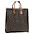 LOUIS VUITTON Sac Plat Monograma Bolsa de Mão M51140 LV Auth 82808 Lona  ref.1556209