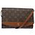 LOUIS VUITTON Monogram Bordeaux 24 Borsa a Spalla M51798 LV Auth 83005 Monogramma