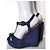 Twin Set Sandali con zeppa TWINSET blu