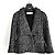 Chaqueta Bar de tweed bouclé Christian Dior Pre-Fall 2018 Negro