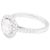 inconnue 1,26 ct Diamantring mit Halo, Weißgold. - Ansicht 7