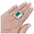 Importante anello Repossi in due ori, smeraldo, diamanti. - vista 2