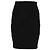 Falda de lana negra Thierry Mugler Negro