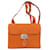 Sac à dépêches Hermès Sac À Dépèches Orange Leather  ref.1557176