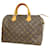 Borsa Louis Vuitton Monogram Speedy 30 Marrone  ref.1557552