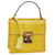 LOUIS VUITTON Monogram Vernis Spring Street Bag Lime Yellow M91068 Auth 83865 Golden Patent leather  ref.1557796