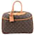 Louis Vuitton Monogram Canvas Deauville Handbag M47270 Brown Leather  ref.1557914