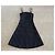 Vestido preto com bolinhas de marfim, algodão lycra, tamanho 36, Adolfo Dominguez Creme - vista 2