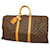 Louis Vuitton Keepall 55 Castaño Lienzo  ref.1558202