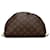 Louis Vuitton Brown Monogram Trousse Demi Ronde Cosmetic Pouch Cloth  ref.1558596