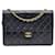 Chanel Timeless Classic Quilted Single Flap Black Leather  ref.1558693