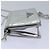 PRADA Bolsa de Ombro Poche Triângulo Painel Prata Auth 84299 - vista 3