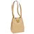 Borsa a spalla in pelle beige Salvatore Ferragamo Auth bs16284