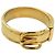 Ring Hermès Anello per sciarpa HERMES in metallo dorato Auth am6612 D'oro