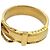 Ring Hermès Anello per sciarpa HERMES in metallo dorato Auth am6612 D'oro - vista 3