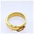 Ring Hermès Anello per sciarpa HERMES in metallo dorato Auth am6612 D'oro - vista 7