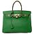 Hermès Sac HERMES Birkin 35 en Cuir Vert - 102039