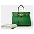 Hermès Sac HERMES Birkin 35 en Cuir Vert - 102039 - vue 2